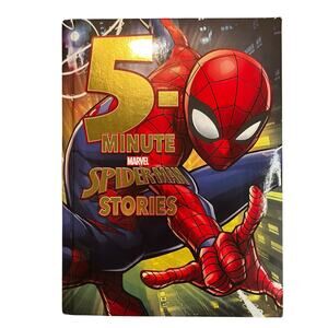 Marvel 5-Minute Spider-Man Stories Hardcover Kids Book | Read Aloud Illustrated